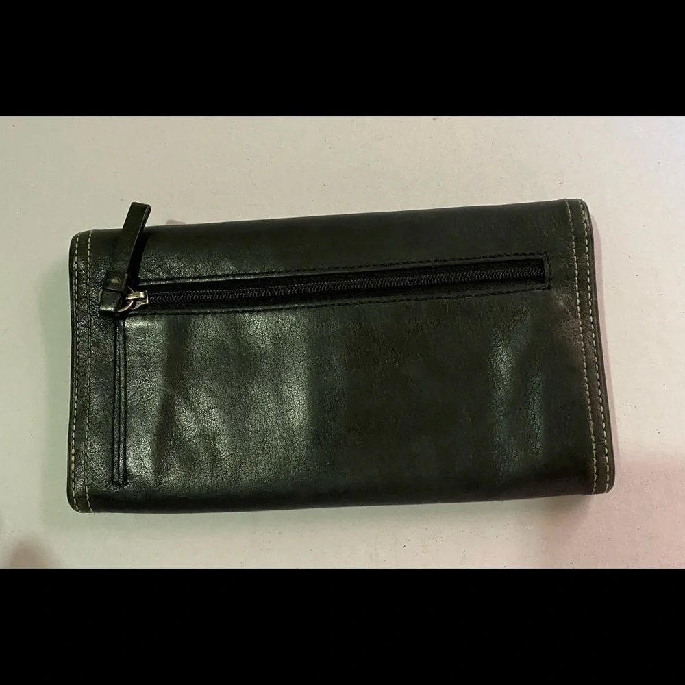 COPY - Coach vintage black leather wallet